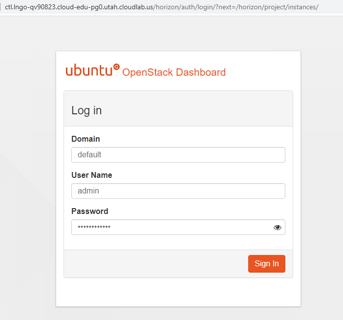Domain, User Name, Password