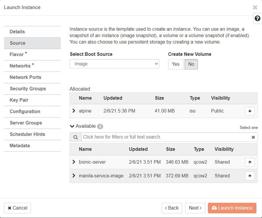 Selecting image to boot from